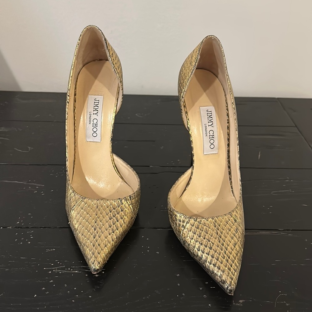Jimmy choo Fold python size 40.5